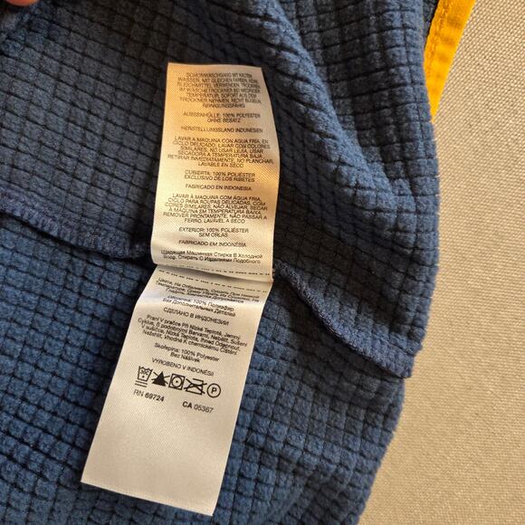 Columbia Notre Dame Irish Omni-Wick 1/4 Zip Pullover Blue XL - Picture 14 of 15